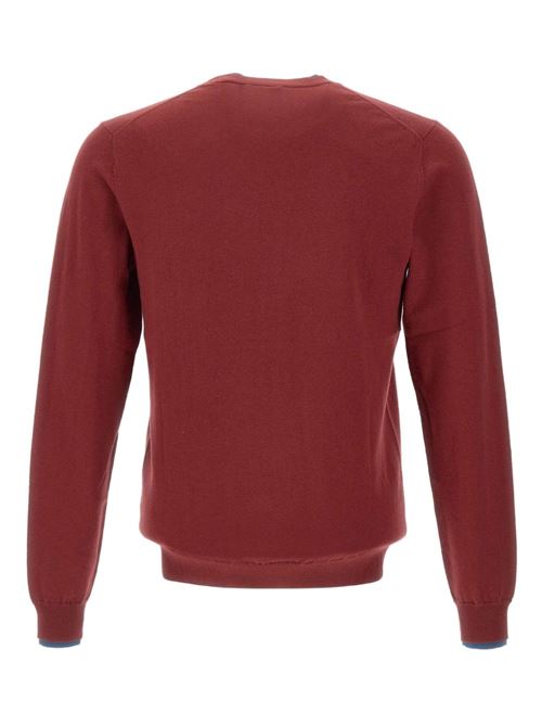 Maglia uomo girocollo bordeaux SUN 68 | K4514135